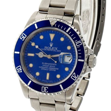 rolex 16610lv d series|Rolex 16610 blue bezel.